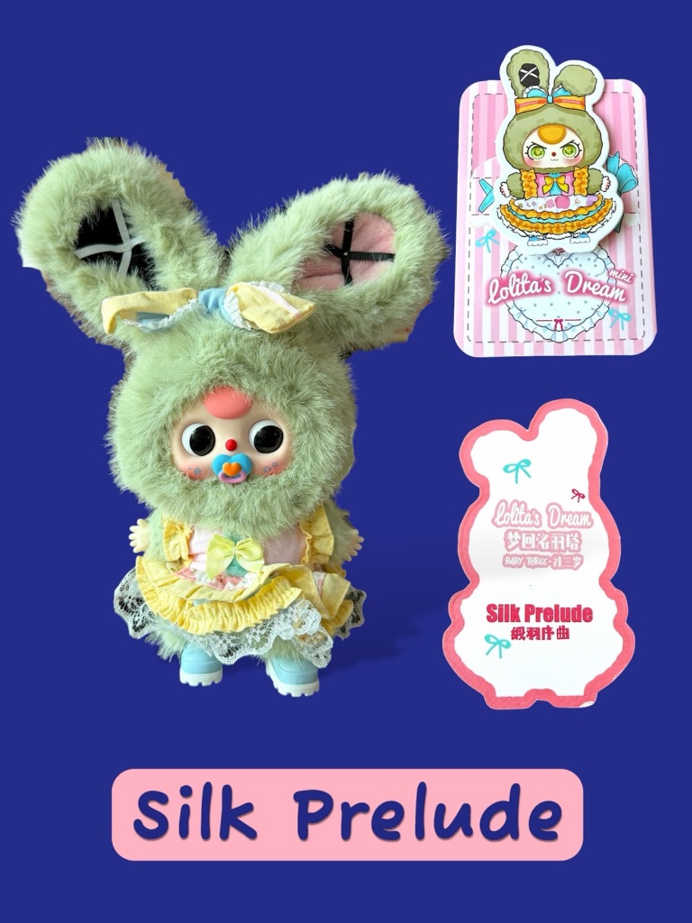 Baby Three Lolita's Dream Series Mini Plush Bunny - Picture 6 of 16